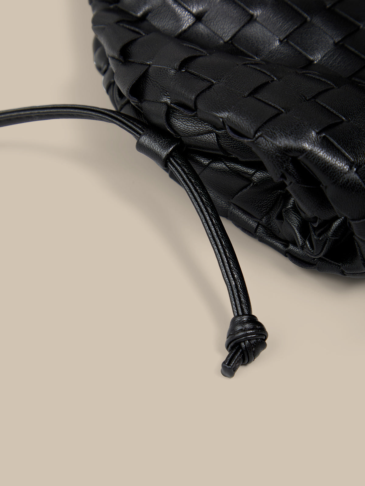 Faux Leather Crossbody Bag