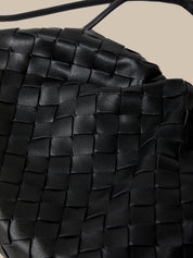 Faux Leather Crossbody Bag