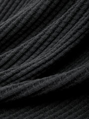 Close-up of black textured fabric