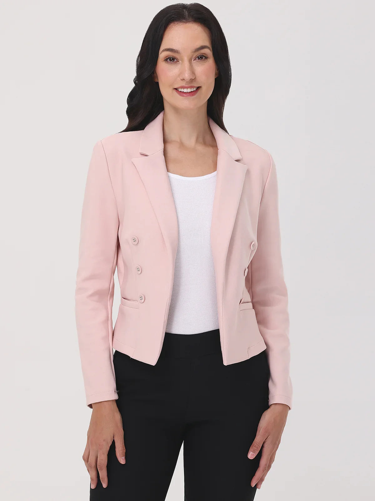 Crop Double Breasted Blazer