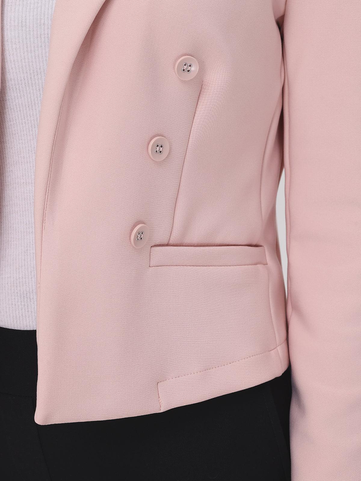 Crop Double Breasted Blazer