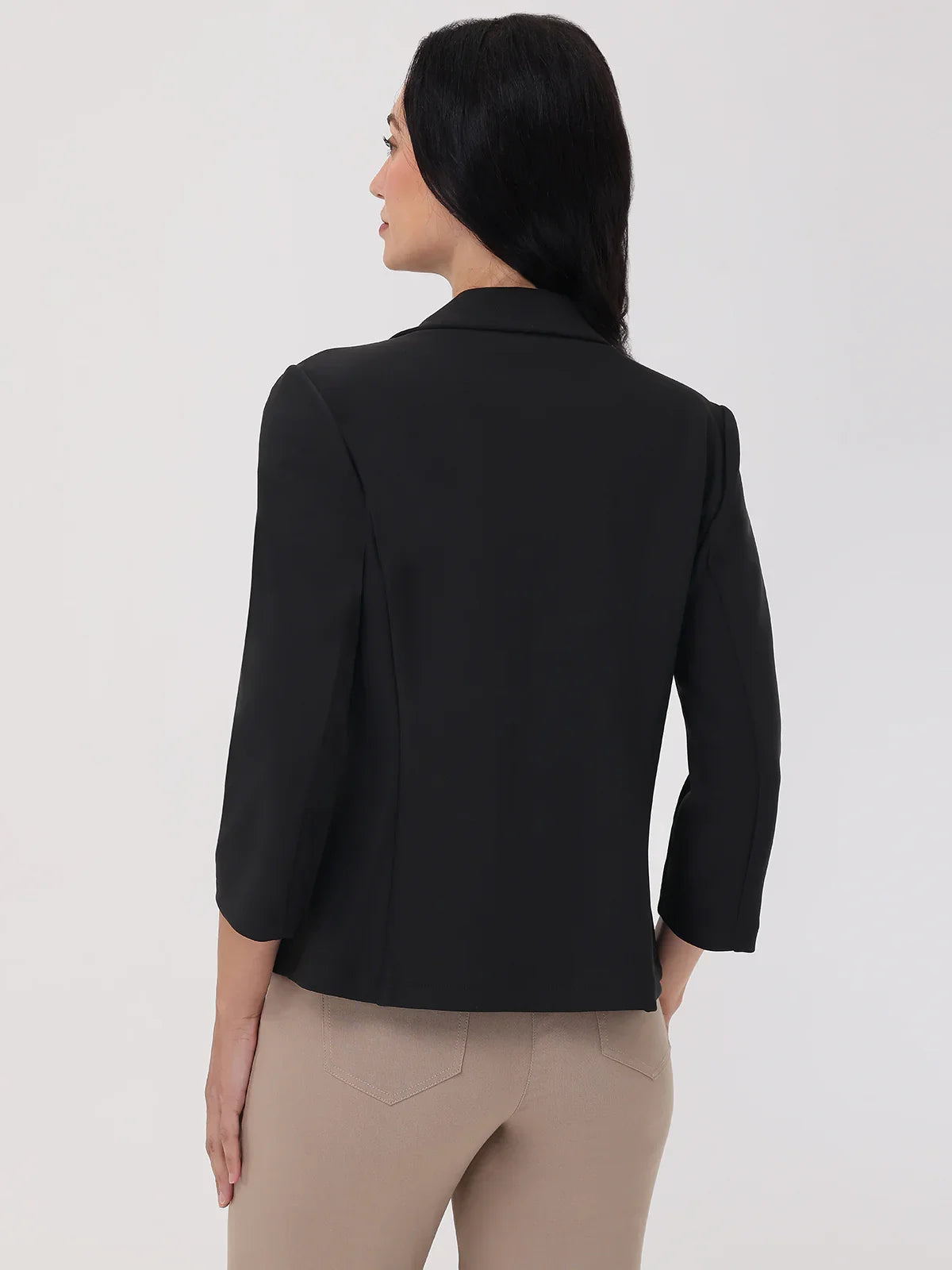 Zip Pocket Crop Blazer