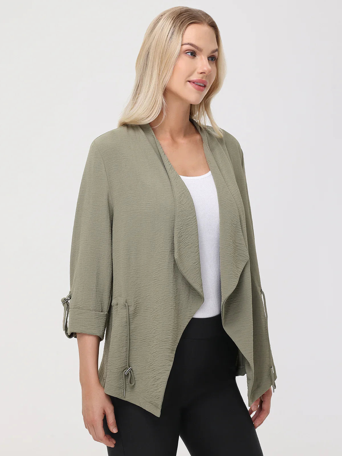 Hi Lo Open Front Jacket