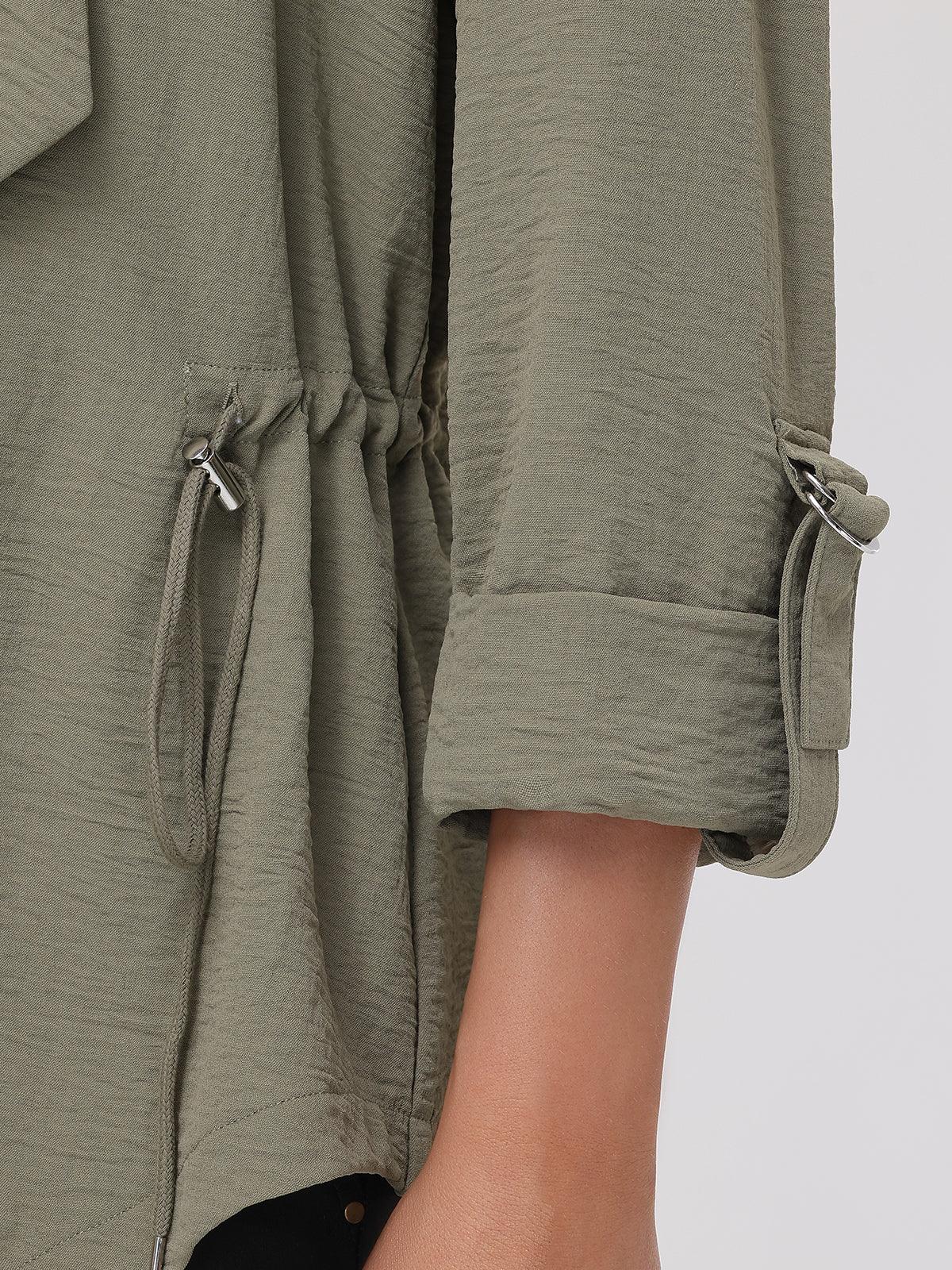 Hi Lo Open Front Jacket