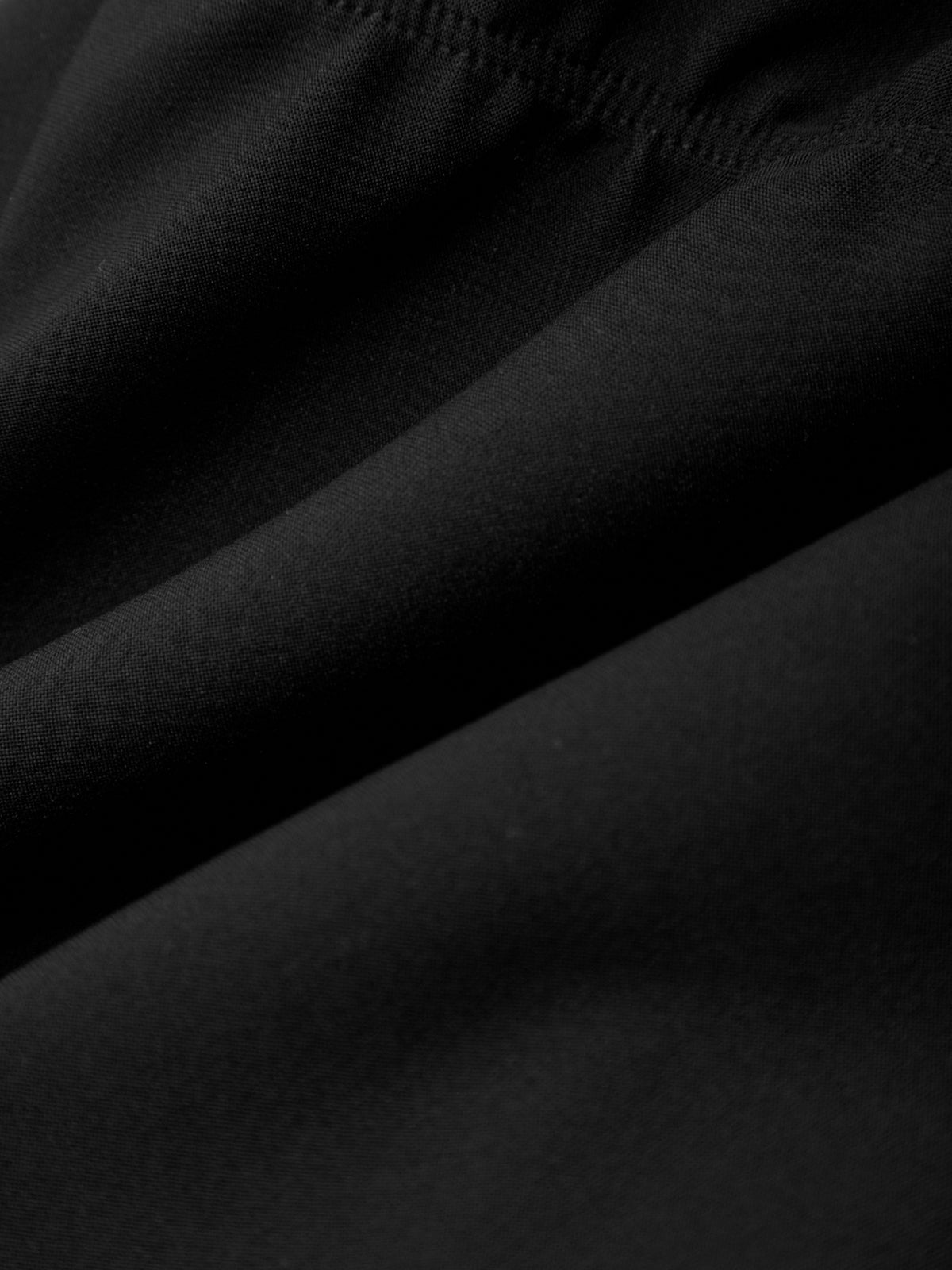Close-up of black fabric texture