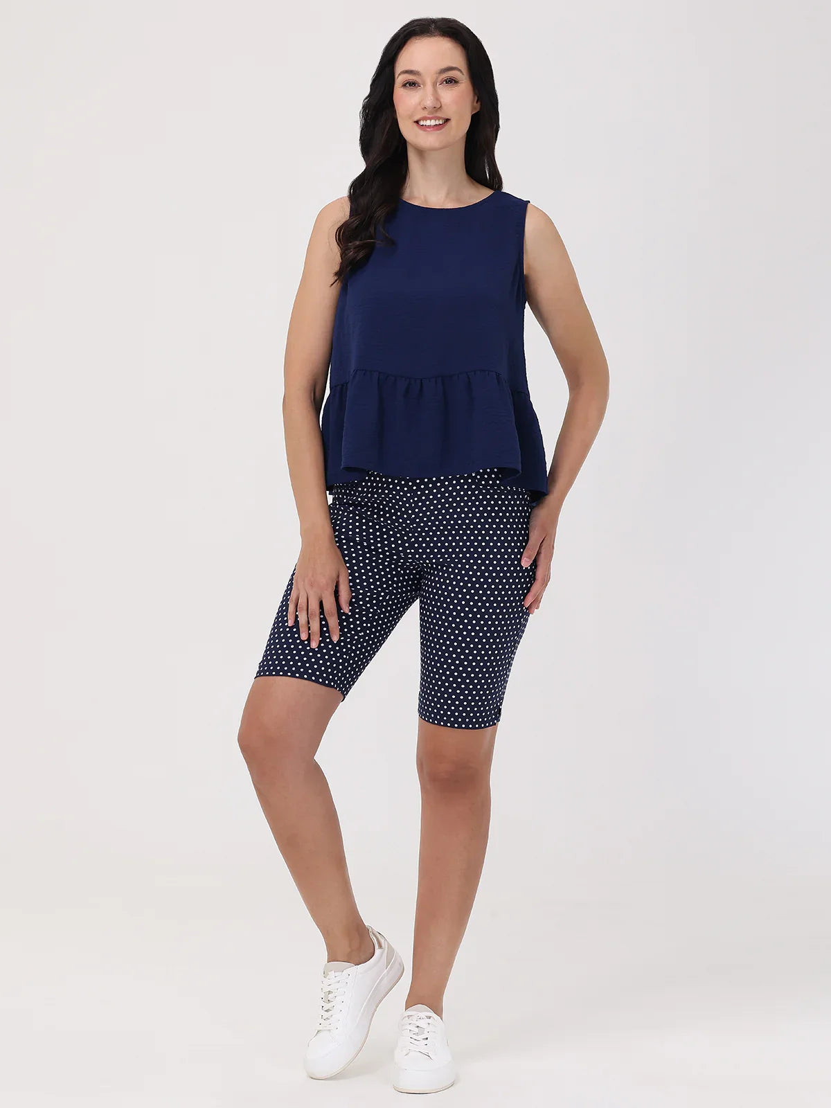 Sleveless Peplum Top