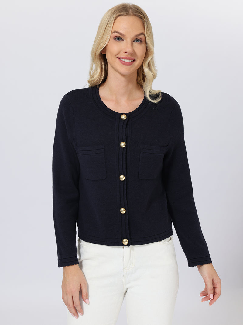 Button Front Cardigan