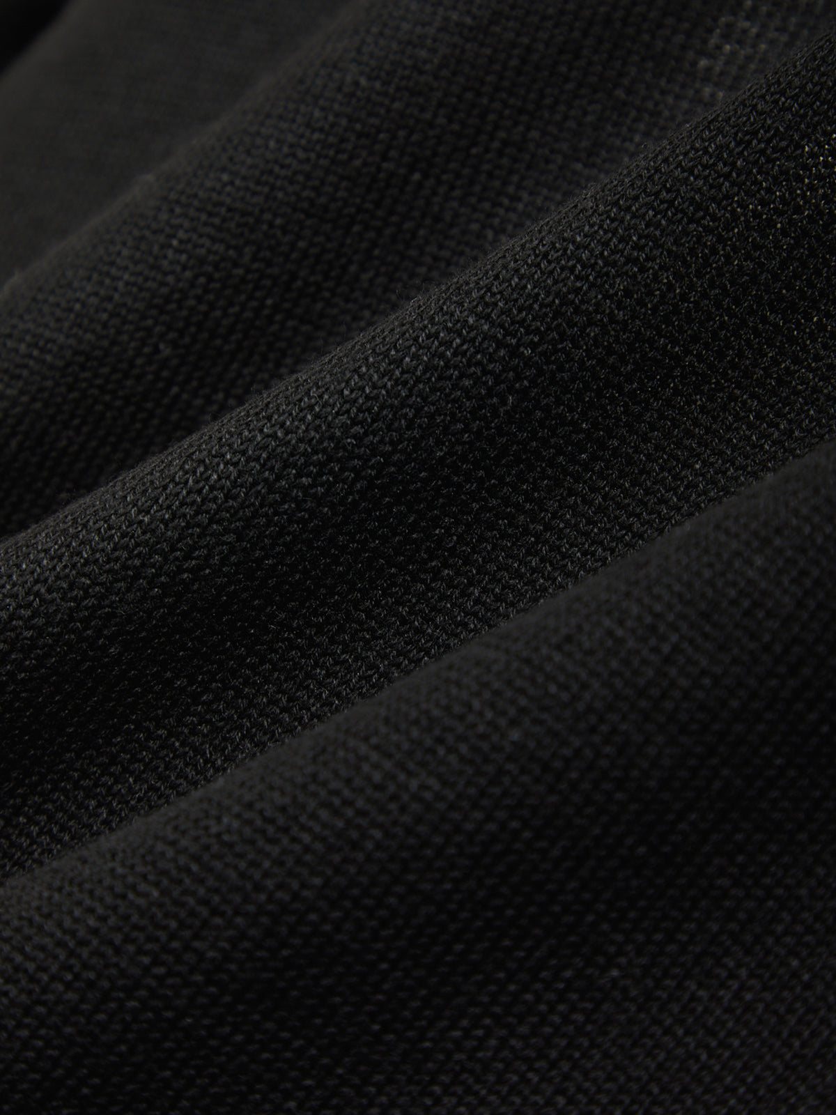 Close-up of black textured fabric