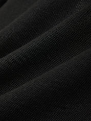 Close-up of black textured fabric