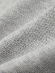 Close-up of gray fabric texture
