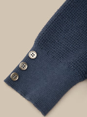 Waffle Stitch Open Front Cardigan