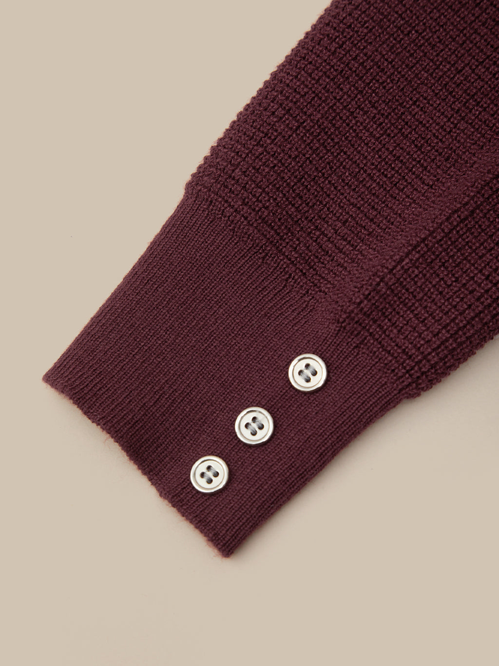 Waffle Stitch Open Front Cardigan