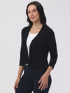 Peplum Open Front Cardigan