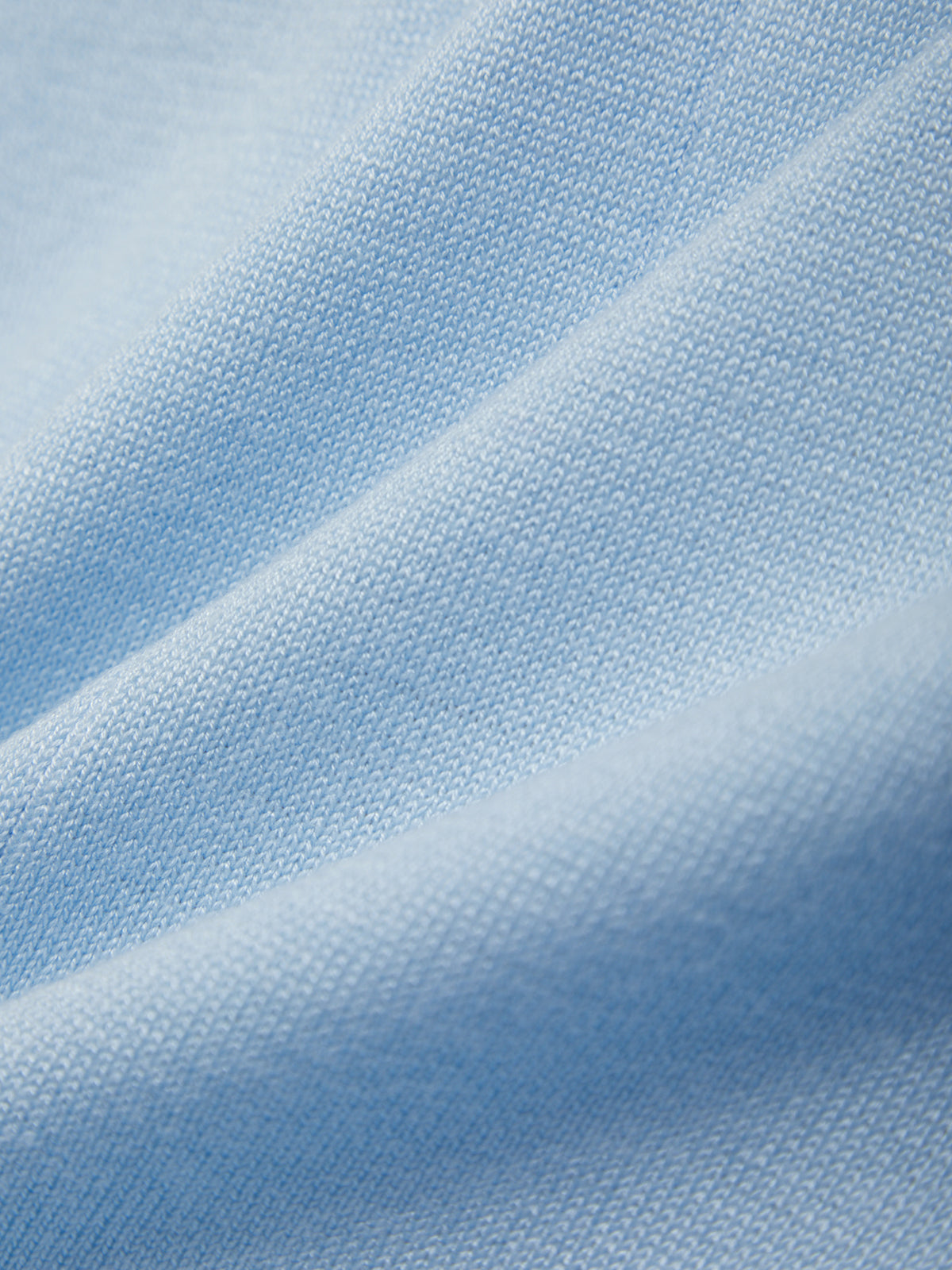 Close-up of light blue fabric texture