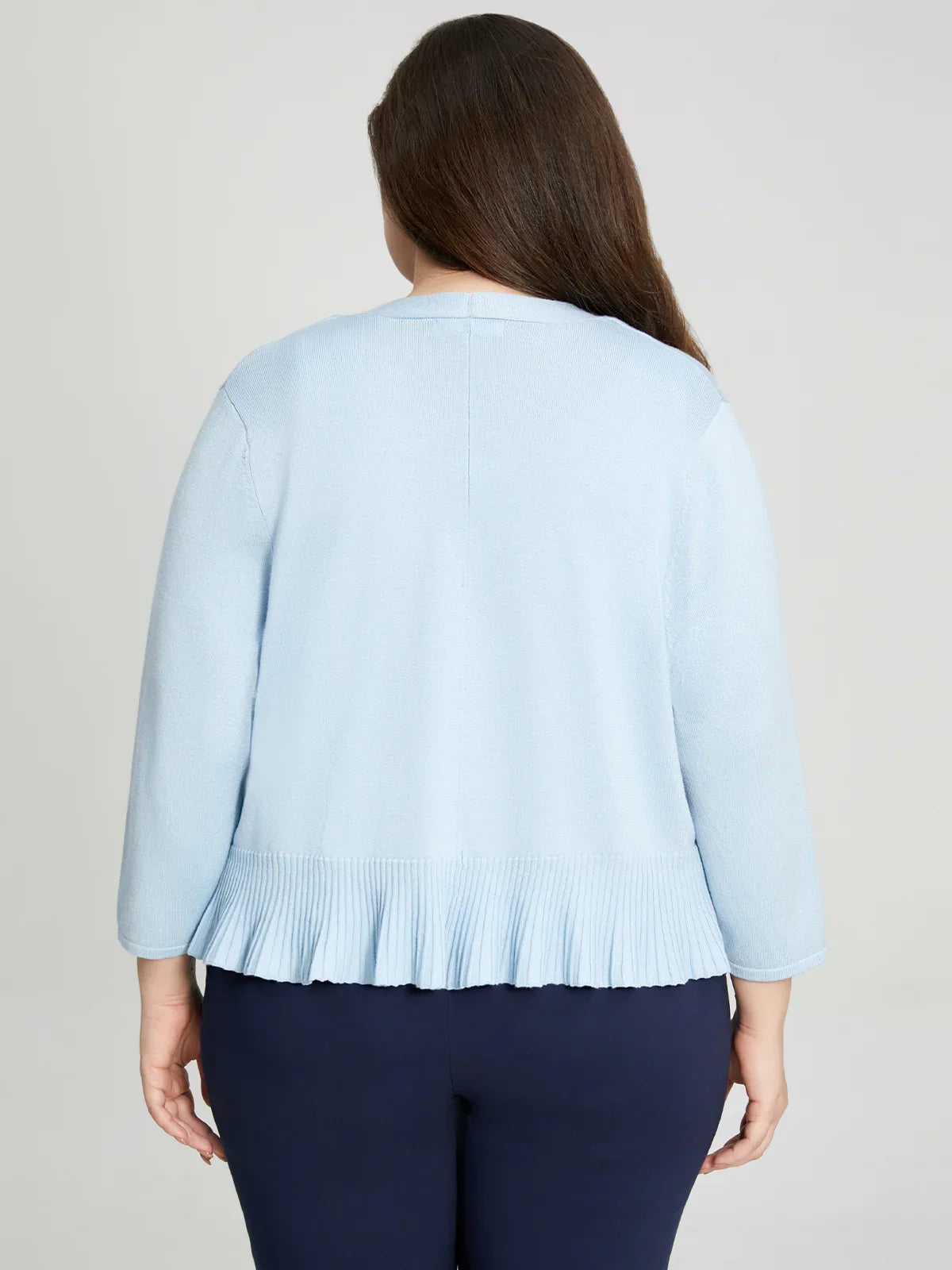 FASHIONOLIC Women's Drape Front Open Cardigan - Long Sleeve Lightweight Sweater, Made In USA (Mint, M)