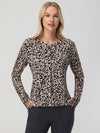 Leopard Button Front Cardigan