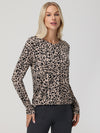 Leopard Button Front Cardigan