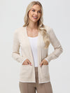 Bobble Dot Open Front Cardigan