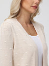 Bobble Dot Open Front Cardigan