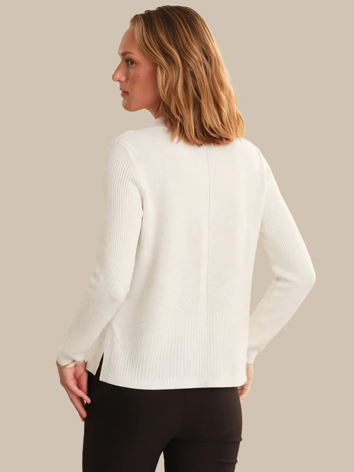 the toe Madison jacquard blouson アイボリーS Sweaters – 89th & Madison