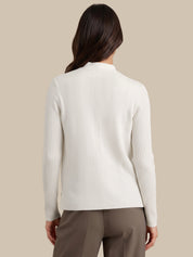 Directional Rib Open Cardigan