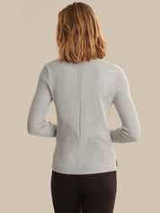 Directional Rib Open Cardigan