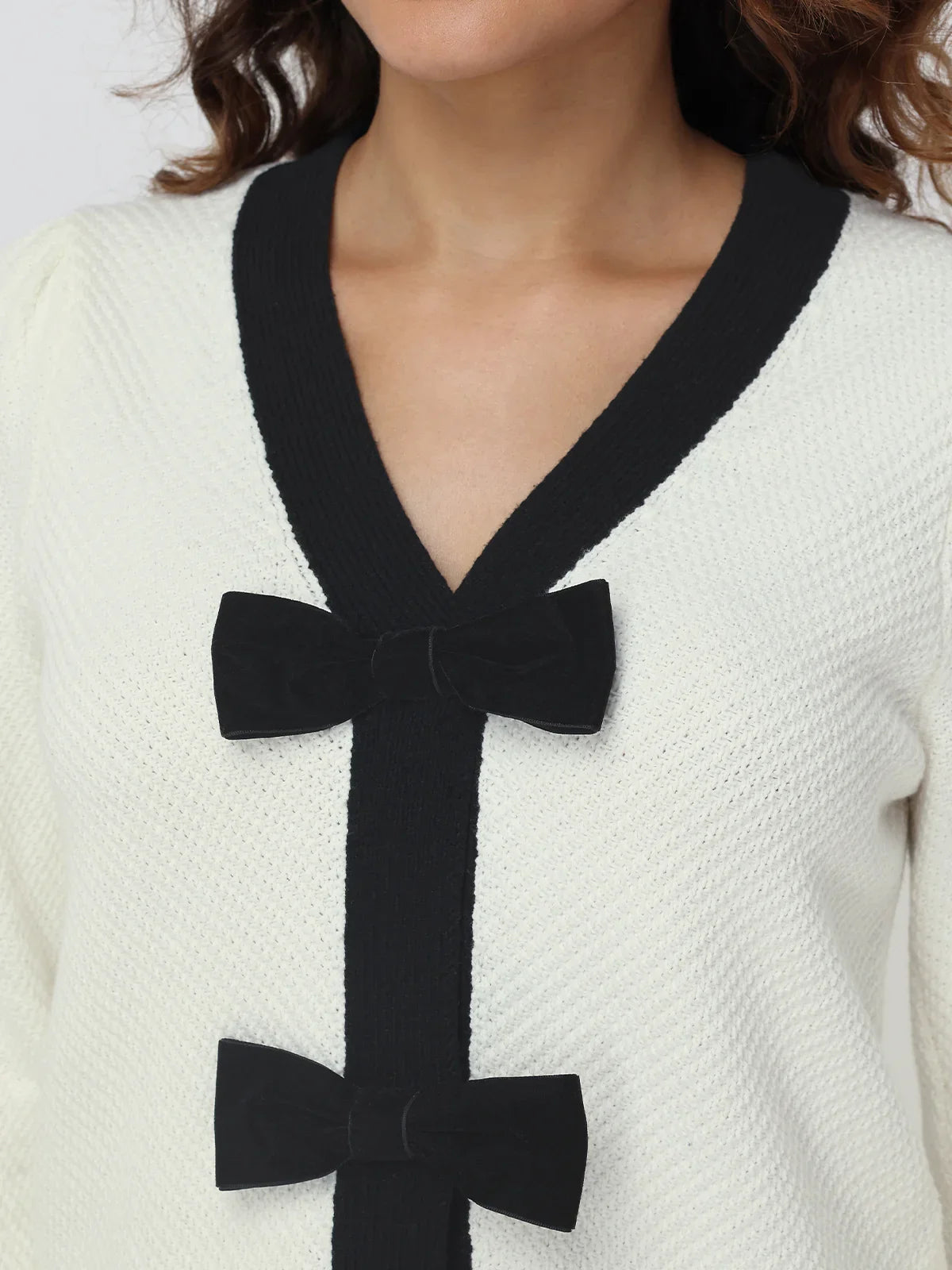 Bow Front Cardigan