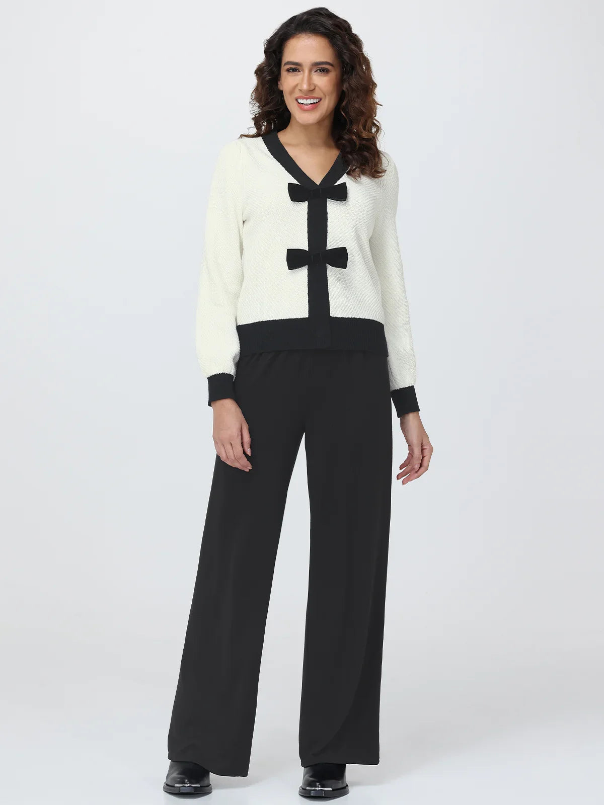 Bow Front Cardigan