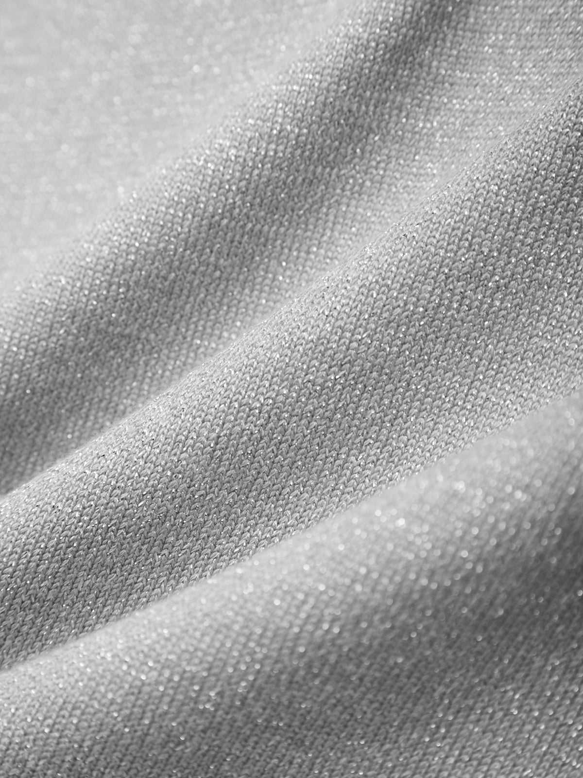 Close-up of gray fabric with a subtle texture