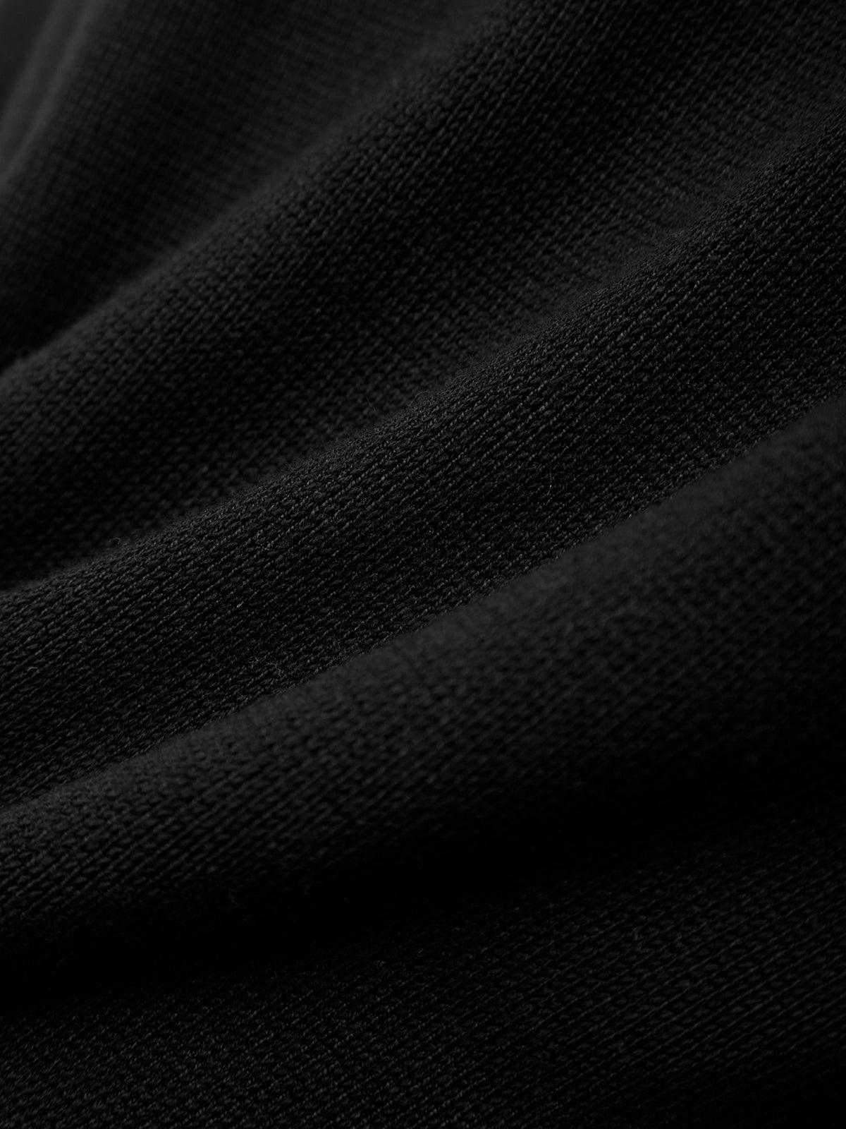 Close-up of black fabric texture