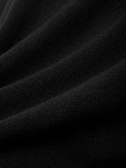 Close-up of black fabric texture