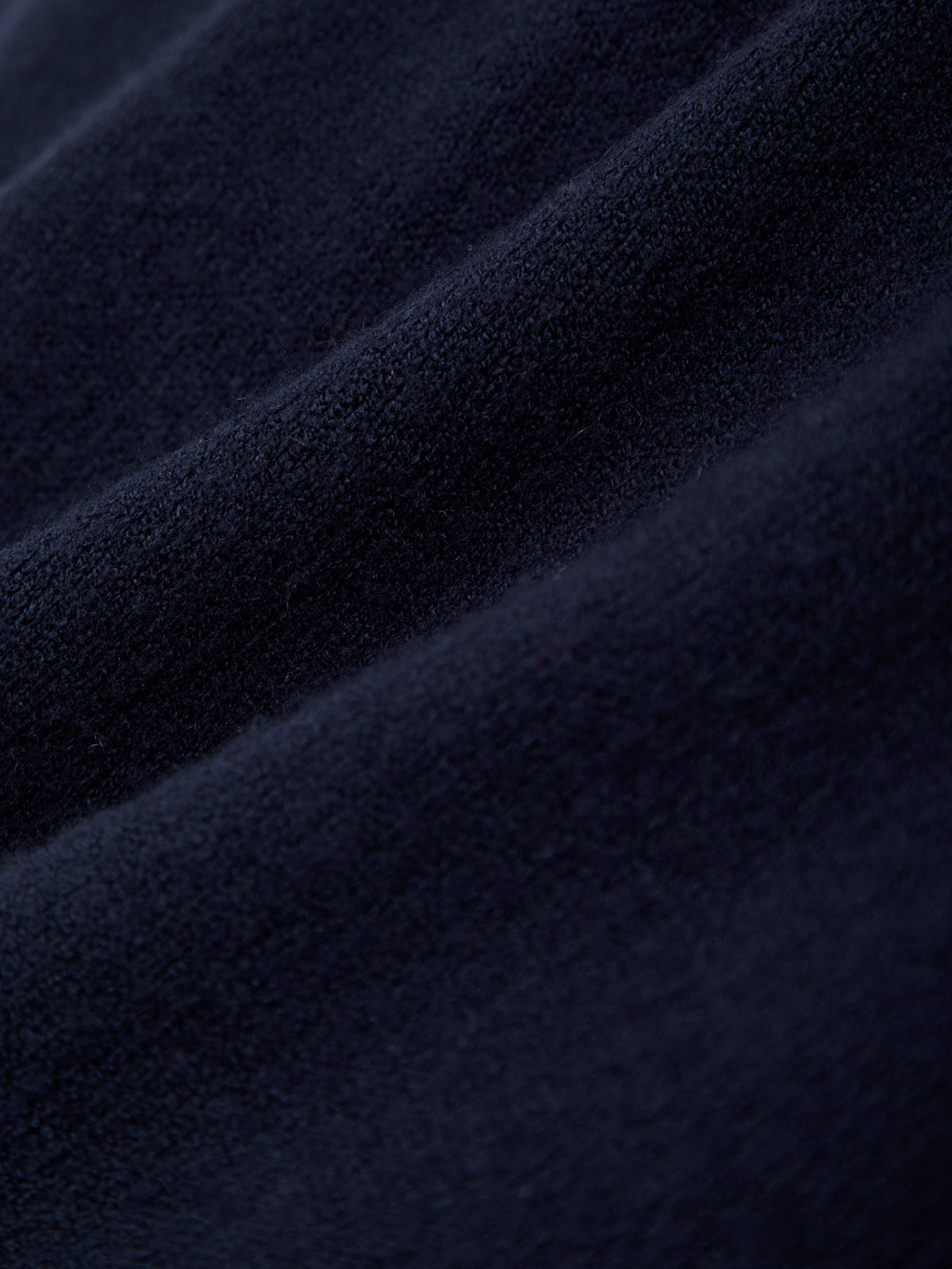 Close-up of dark blue fabric texture