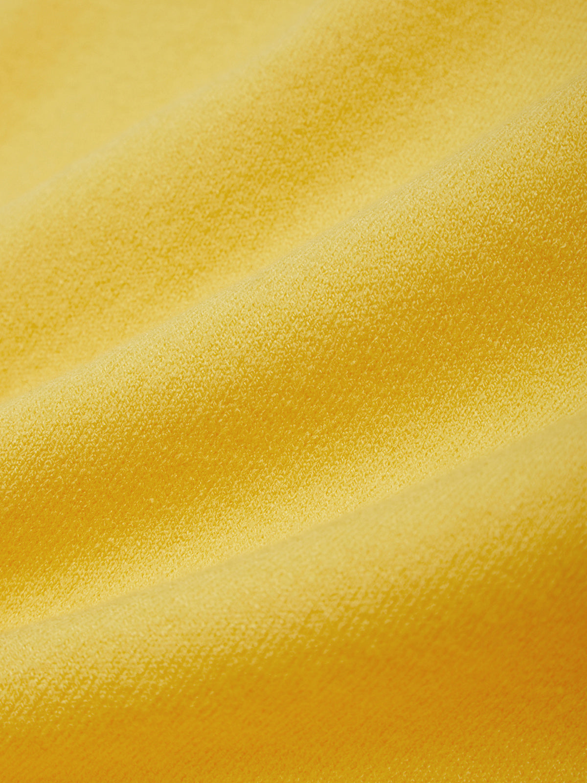 Close-up of yellow fabric texture
