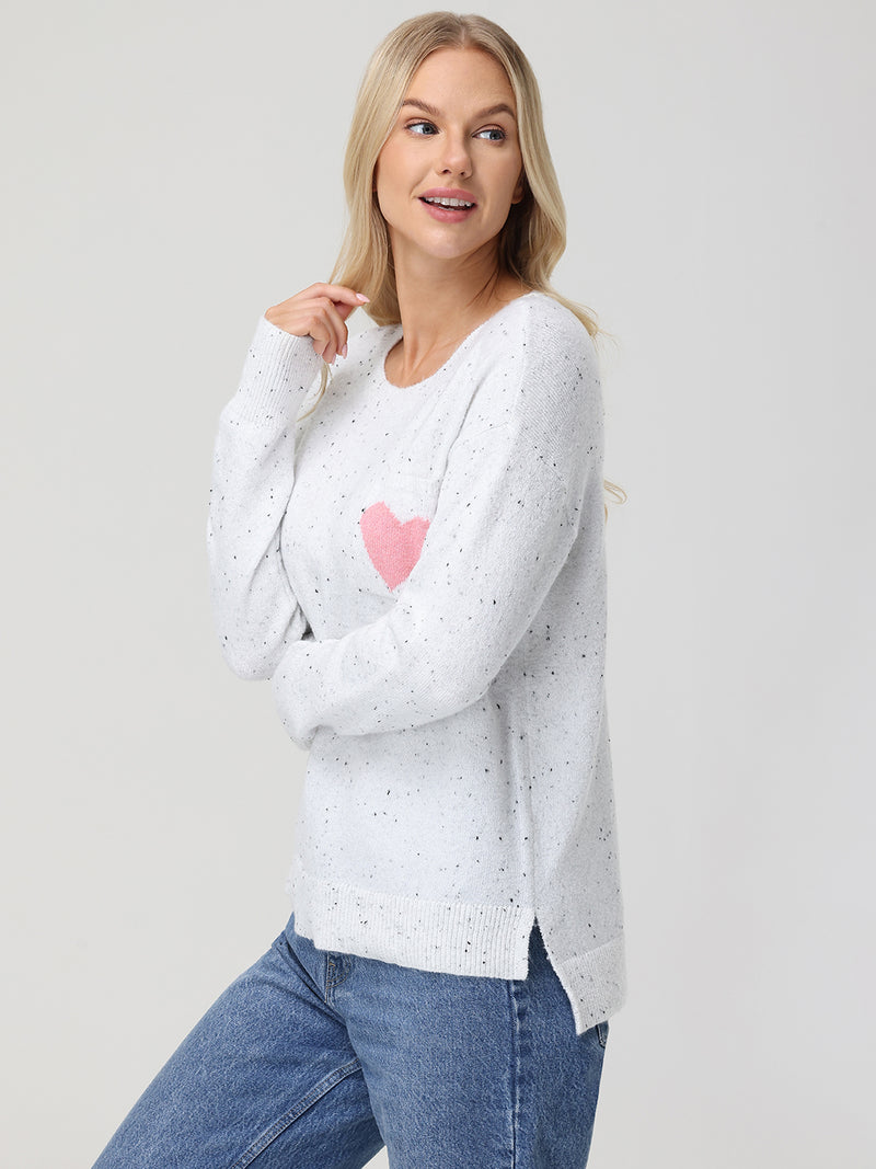 Heart Crewneck Sweater