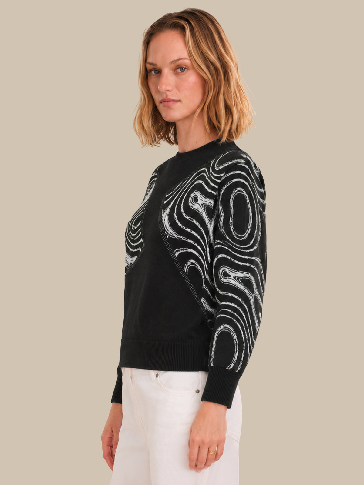 Mixed Media Sweater