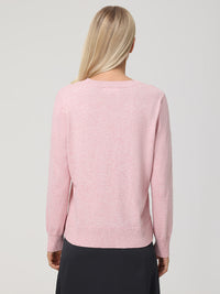 V-Neck Side Split Sweater