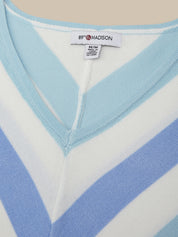 Chevron V-Neck Pullover