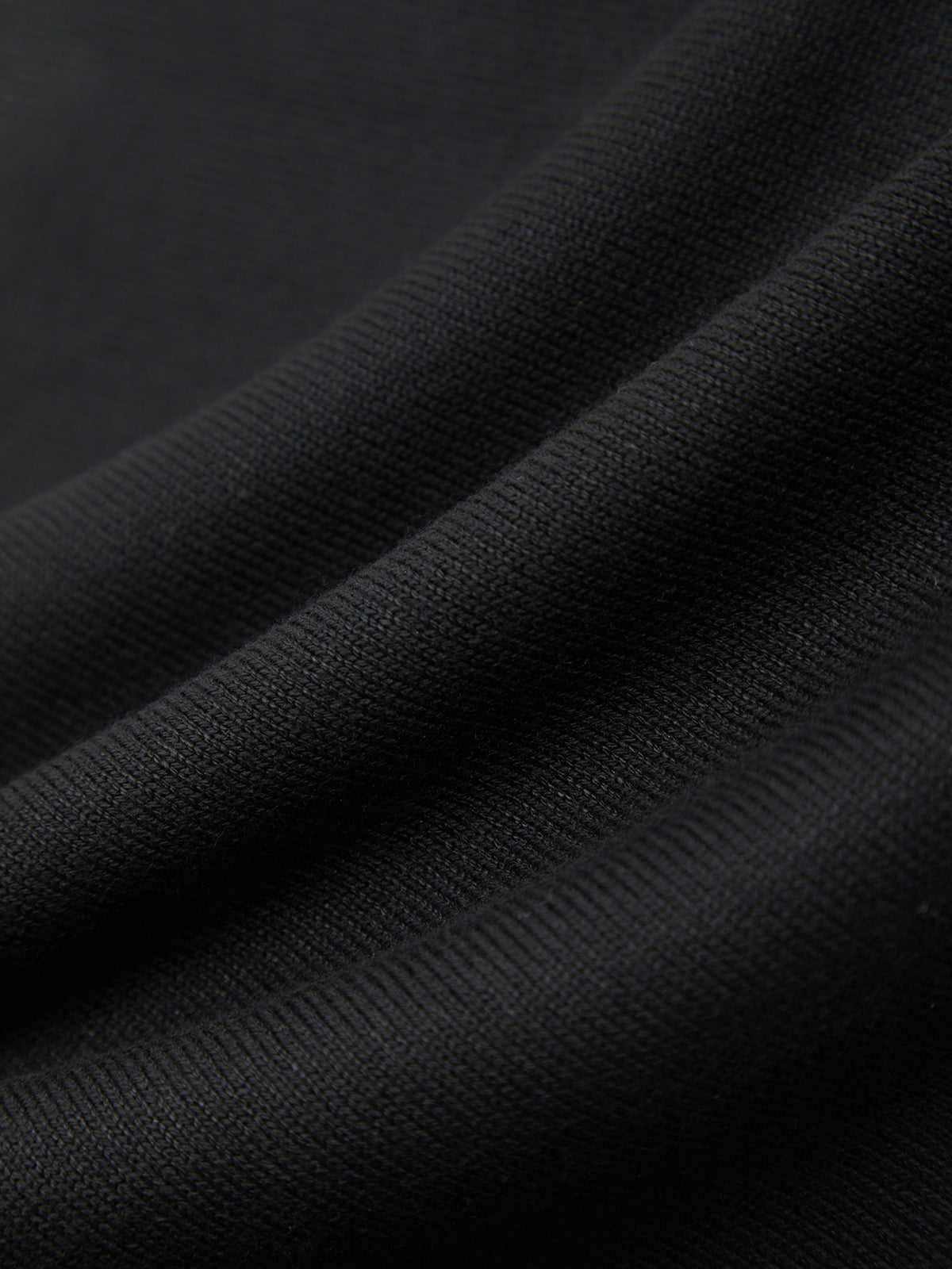 Close-up of black fabric with a textured pattern