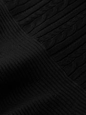 Close-up of black textured fabric