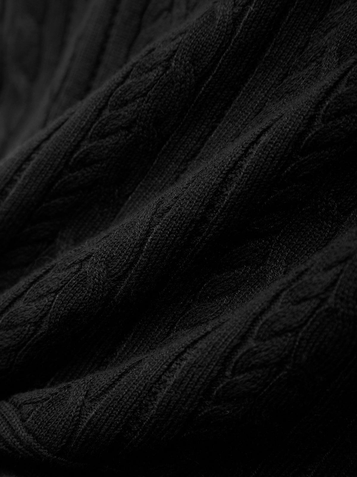 Close-up of black textured fabric