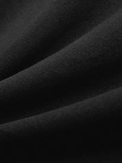 Close-up of black fabric texture