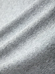 Close-up of textured gray fabric