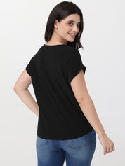 Crewneck Sequin Cool Feel Top