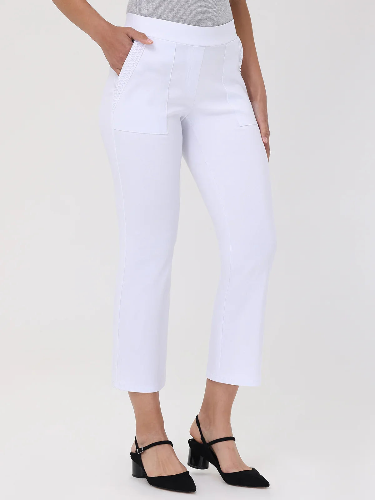 Millennium Kick Flare Ankle Pants