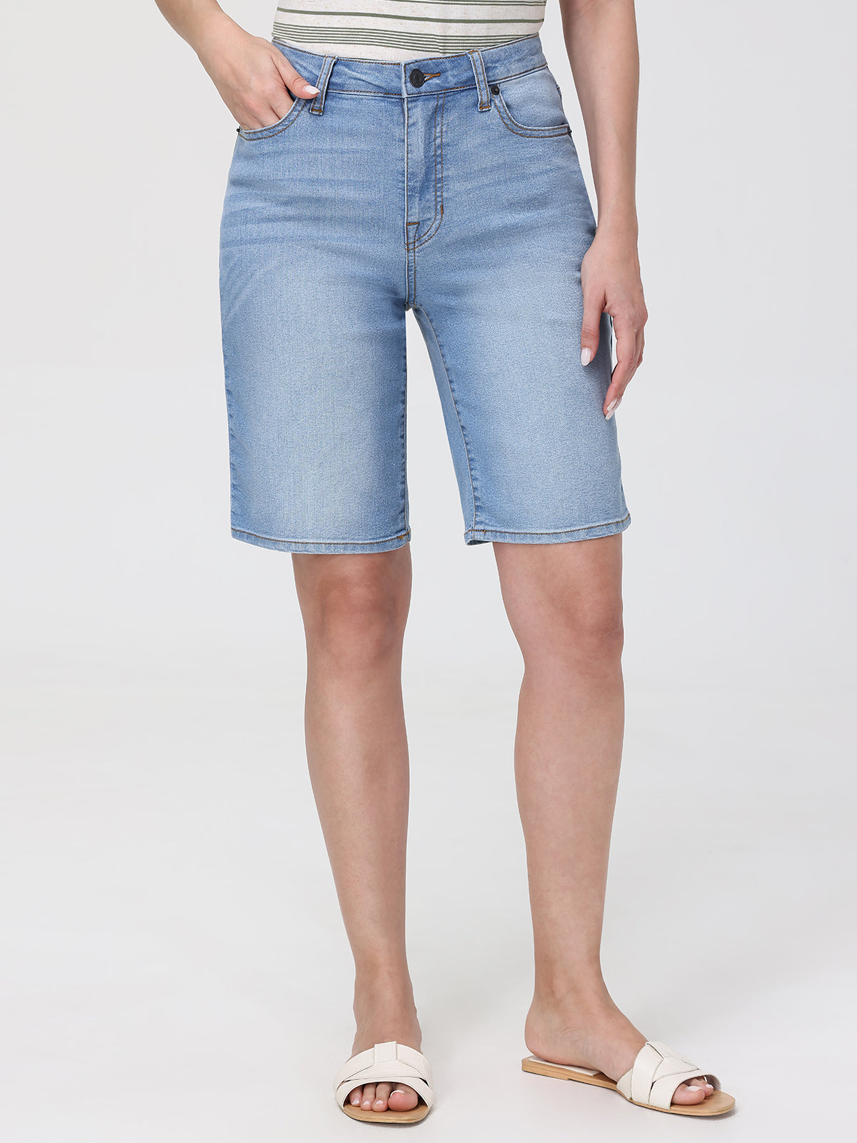 89th & Madison High Rise Bermuda Shorts