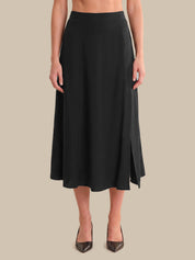Side Slit Midi Skirt