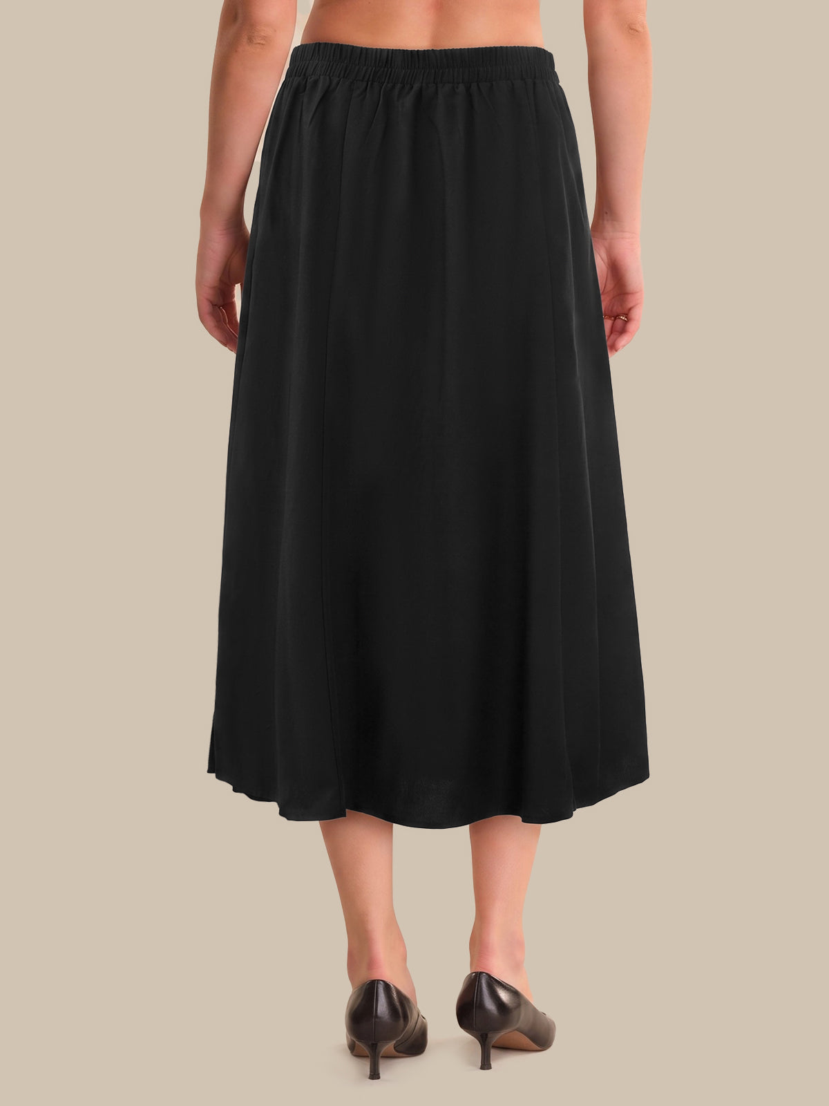 Side Slit Midi Skirt