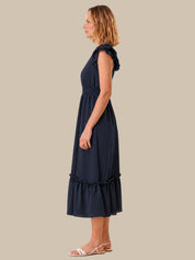 Flutter Sleeve Maxi Dress
