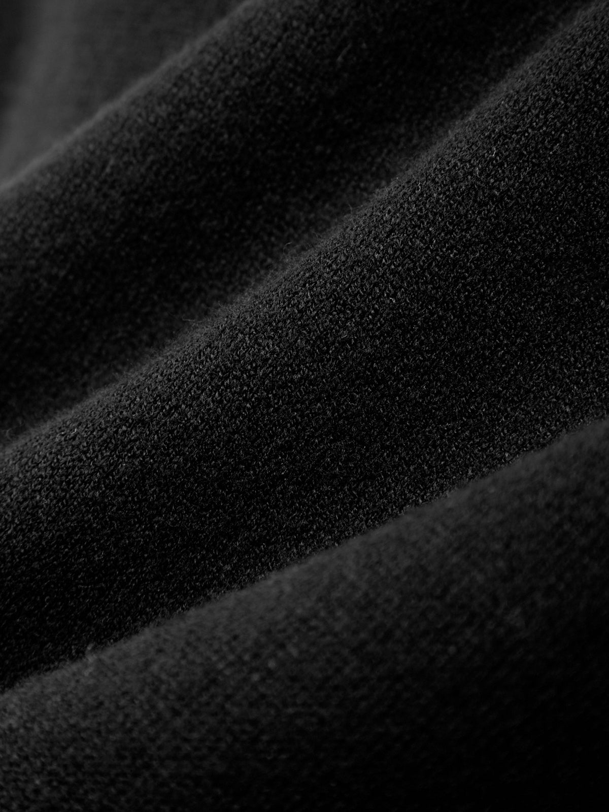 Close-up of black textured fabric