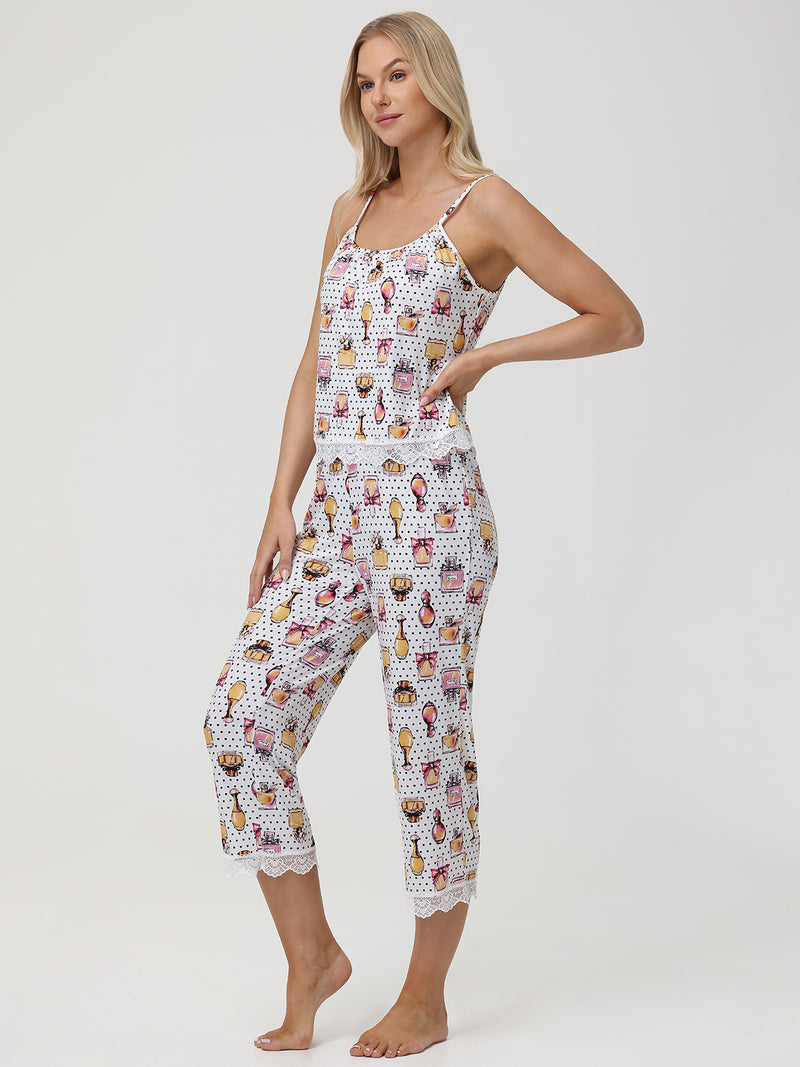 Print Cami Pajama Set